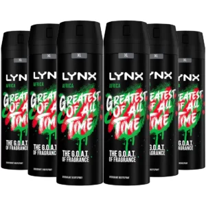 Lynx Bodyspray Africa, 6 x 200ml