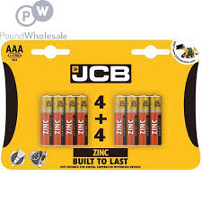S6589 JCB AAA Super Alkaline -  4+4