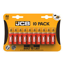 S5489 JCB AA Zinc Batteries -  10