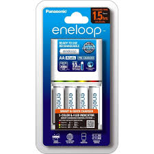 S19118 Eneloop Smart & Quick Charger + 4 x AA 2000mAh Batteries - UK Plug