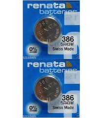 S62 Energizer 386/301 Silver Oxide Coin Cell -  10