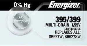 S74 Energizer 395/399 Silver Oxide Coin Cell -  10