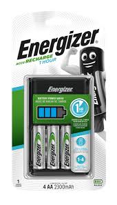 S623 Energizer 1 Hour Charger + 4 x AA 2300mAh Batteries