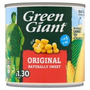 Green Giant Sweet corn kernels in brine Original 340g