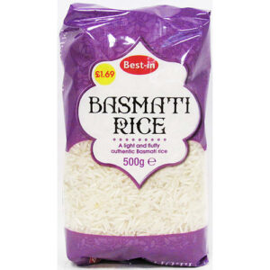 Bestin Basmati Rice 500g PM £1