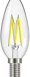S12856 Energizer LED Filament Candle E14 (SES) 550lm 5W 2,700K (Warm White) Dimmable, Box of 1