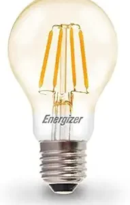 S12863 Energizer LED Filament GLS E27 (ES) 470lm 4W 2,700K (Warm White), Box of 1