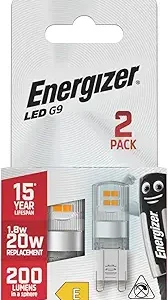 S29490 Energizer LED G9 200lm 1.8W 6,500K (Daylight), Box of 2