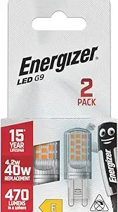 S29493 Energizer LED G9 200lm 4.2W 6,500K (Daylight), Box of 2