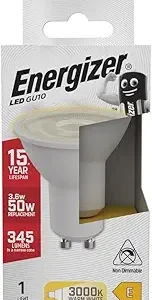 S8823 Energizer LED GU10 345lm 3.6W 3,000K (Warm White), Box of 1