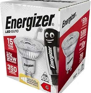 S9410 Energizer LED GU10 345lm 3.6W 3,000K (Warm White) Dimmable, Box of 1
