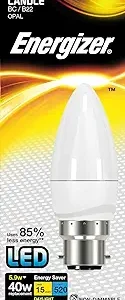 S9416 Energizer LED Candle B22 (BC) 470lm 4.2W 6,500K (Daylight), Box of 1